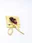 Mini Brooch — Smile Brown Cheer by Modernista Art