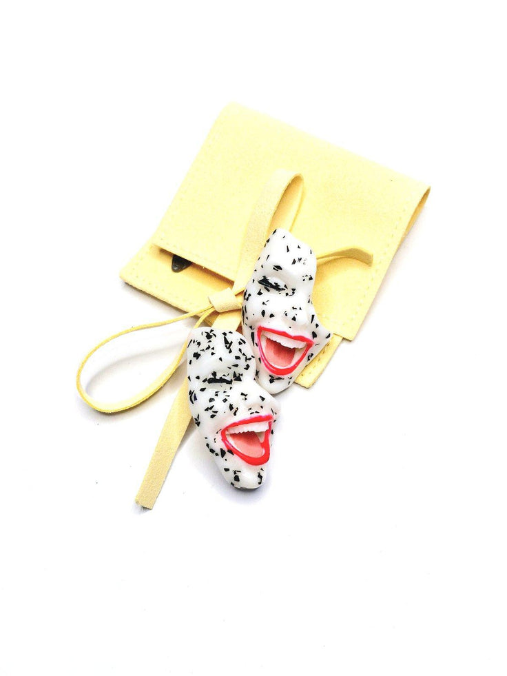 Mini Brooch — Smile Classy Moon by Modernista Art