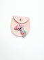 Mini Brooch — Smile Pink Mint by Modernista Art