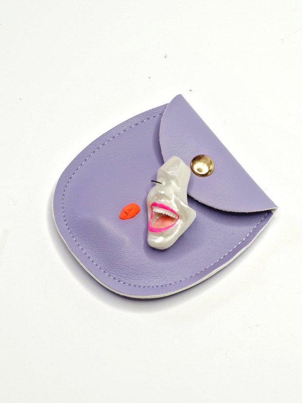 Mini Brooch — Smile White Pearl by Modernista Art