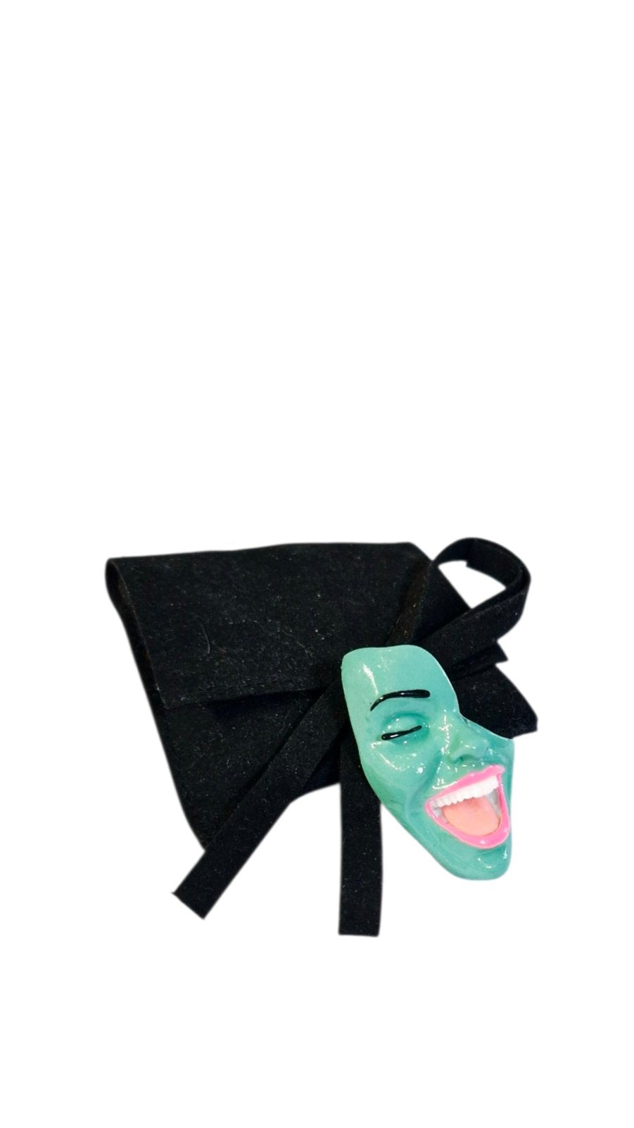 Summer Mint Smile Mini-Brosche