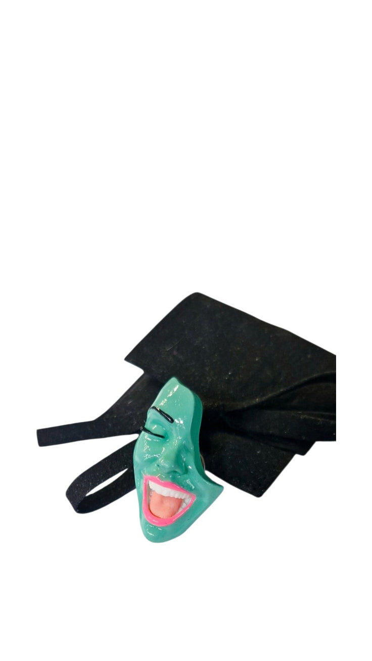 Summer Mint Smile Mini-Brosche