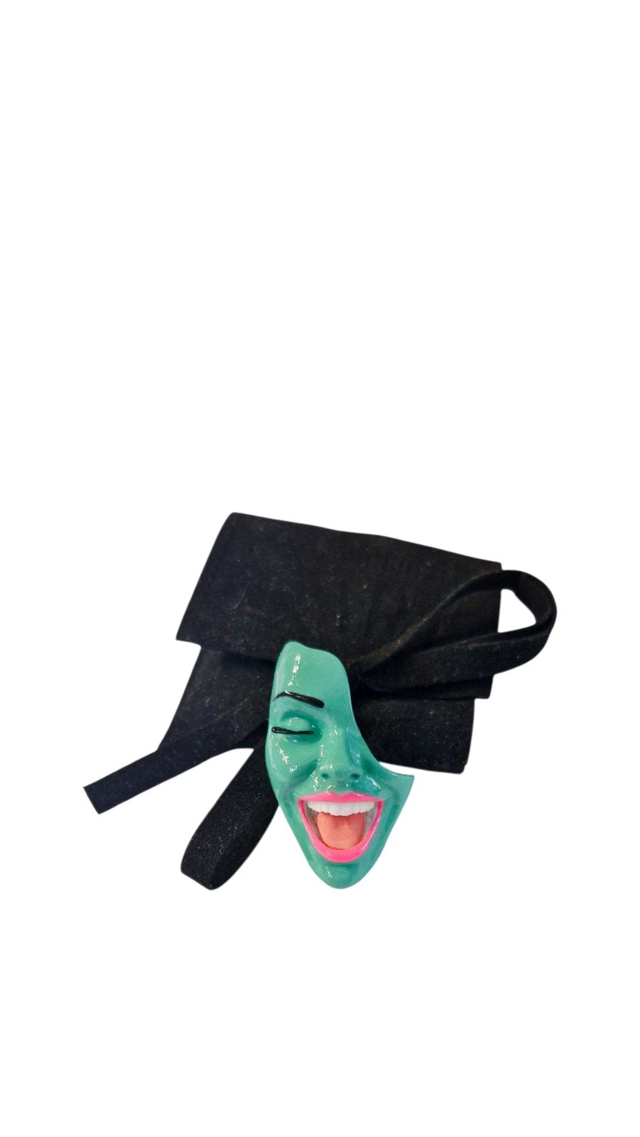Summer Mint Smile Mini-Brosche