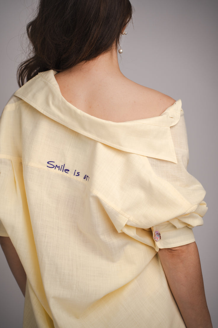 Art Shirt - Smile Is Art by Modernista Art