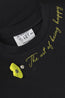 Art T-Shirt - Black Green Smile by Modernista Art