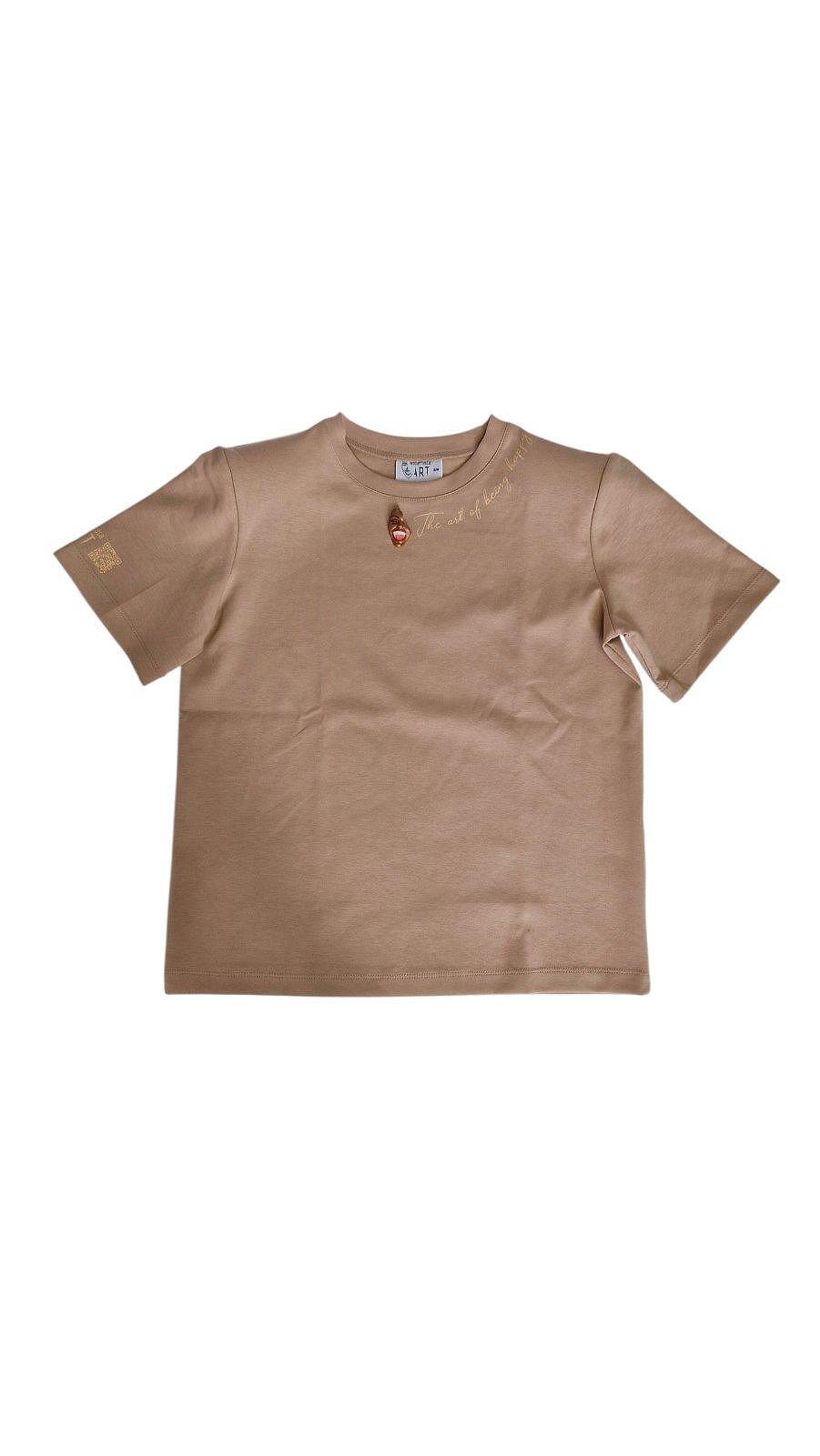 Caramel Touch kunst-T-shirt