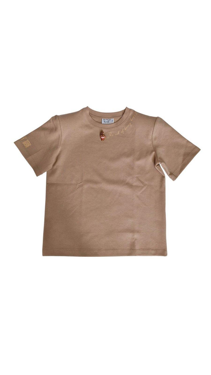 Caramel Touch kunst-T-shirt