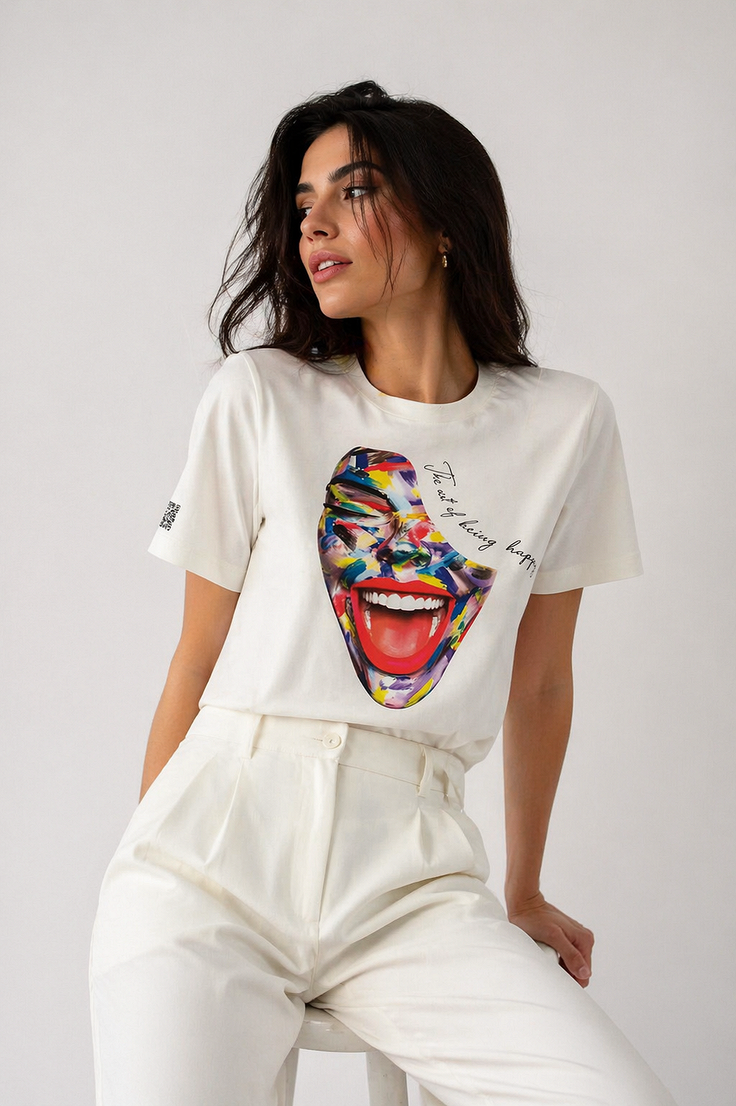 Art T-Shirt - Colorful Joy by Modernista Art