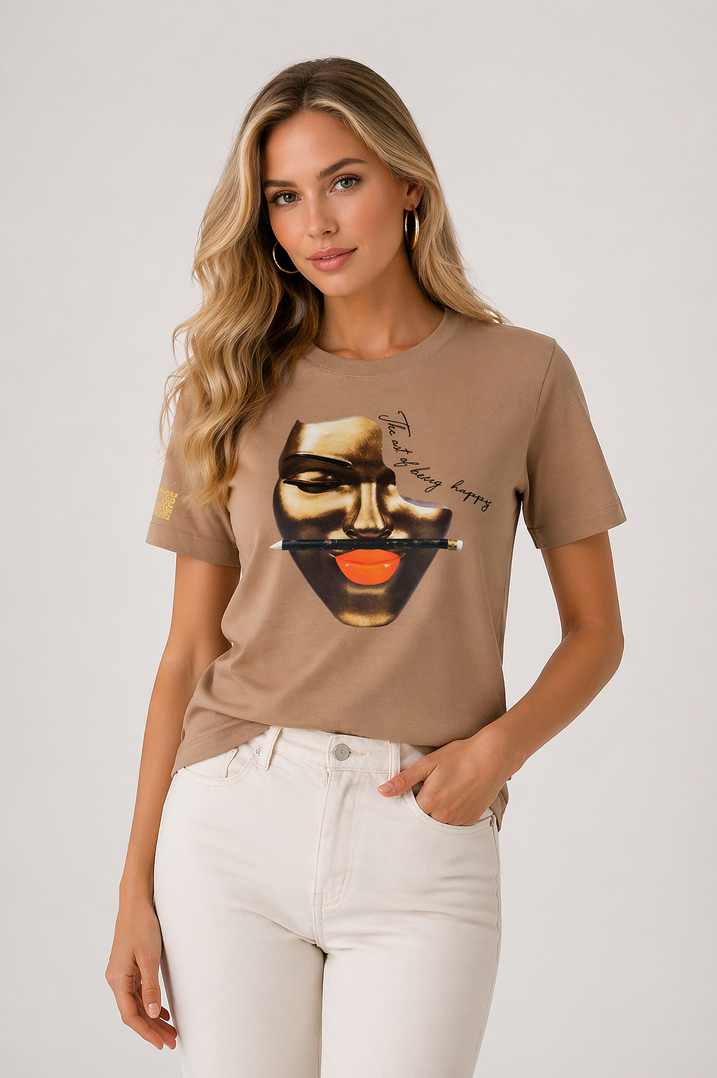 Art T-Shirt - Golden Idea by Modernista Art