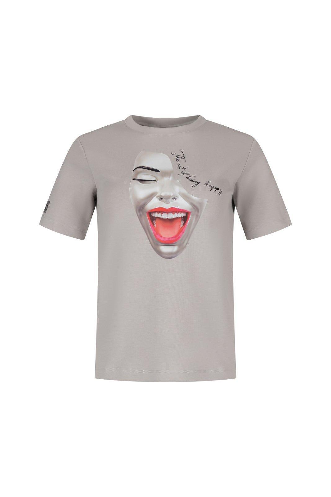 Art T-Shirt - Gray Pearl Mood by Modernista Art