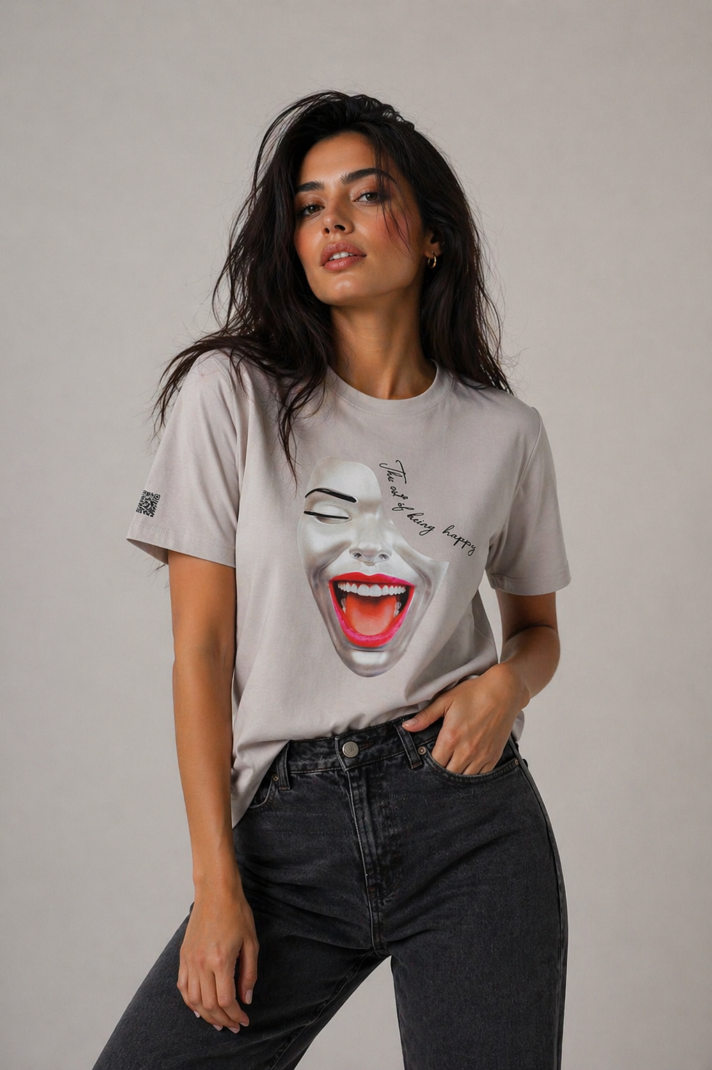 Art T-Shirt - Gray Pearl Mood by Modernista Art