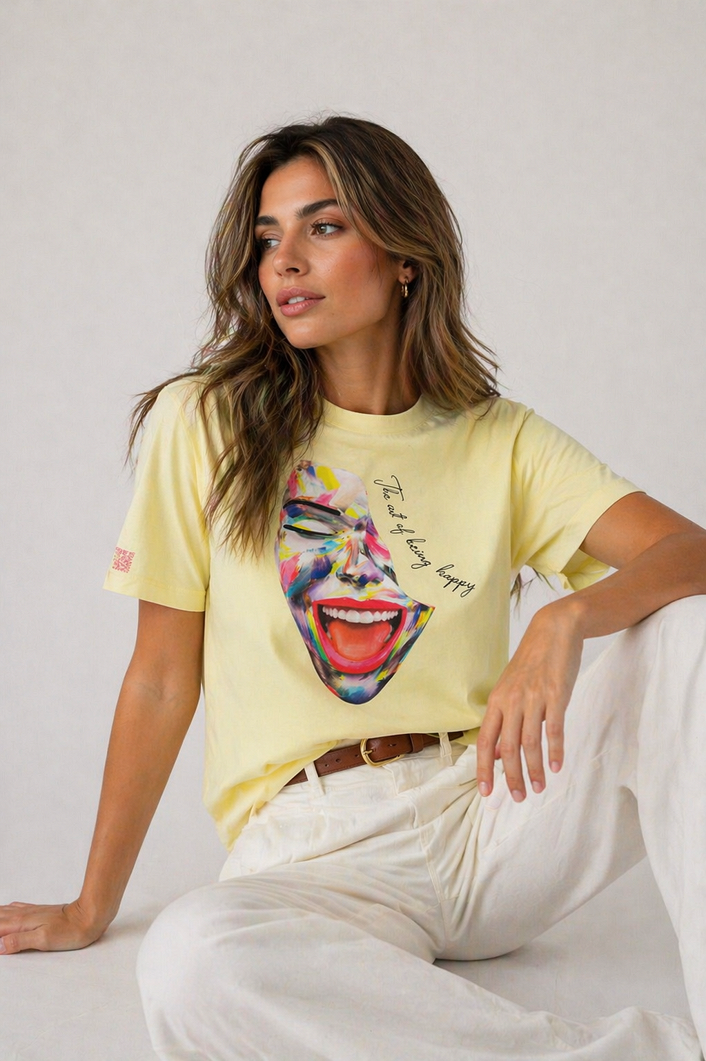 Art T-Shirt - Sunshine Smile by Modernista Art