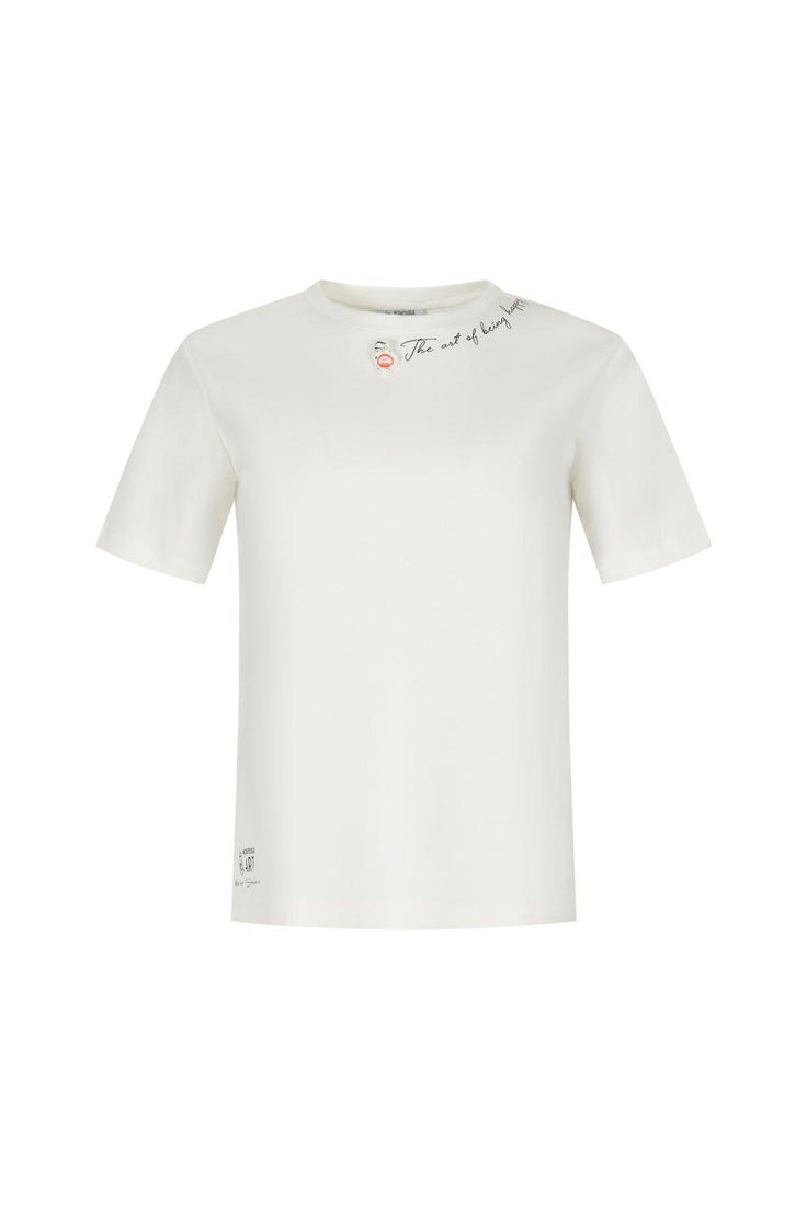 Art T-Shirt - The Art of Being Happy by Modernista Art