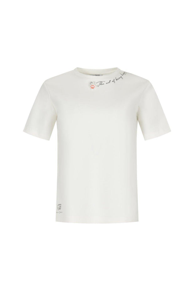 Art T-Shirt - The Art of Being Happy by Modernista Art