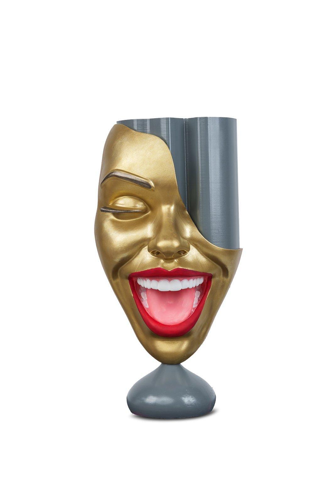 Vase — Golden Harmony by Modernista Art