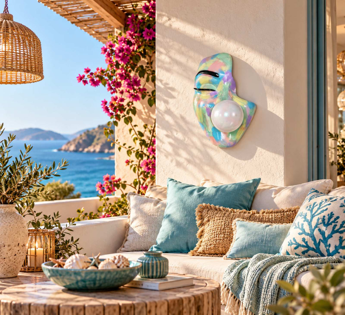 Objet déco artistique — Marshmallow Balloon Mood